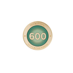 Milestone Pin - 600 Finds