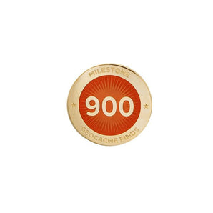 Milestone Pin - 900 Finds