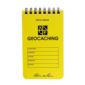 Official Geocaching Rite in the Rain® 3 x 5 Top Spiral Logbook